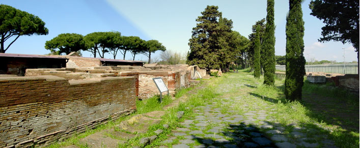ISOLA SACRA la necropoli di Porto  (Fiumicino-Rm)